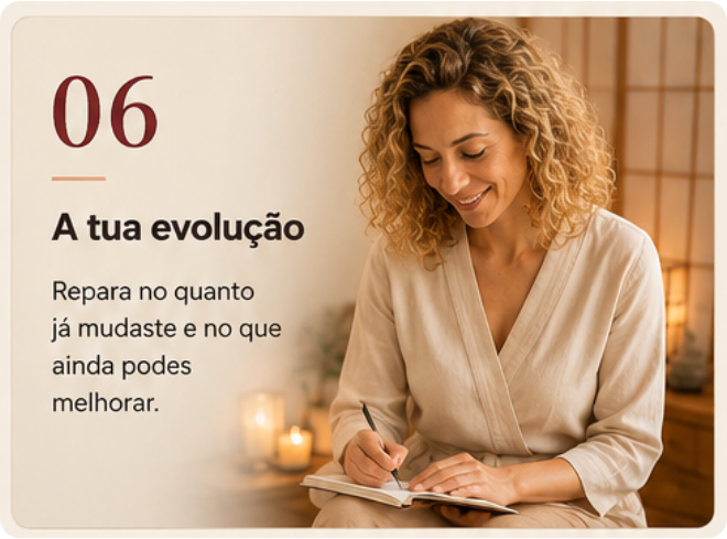 Dia 06 — A tua evolução